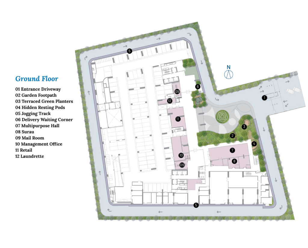 The Vesta Residences ( Ground Floor Facilities)