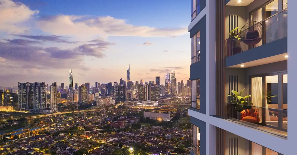 KL City Skyline View