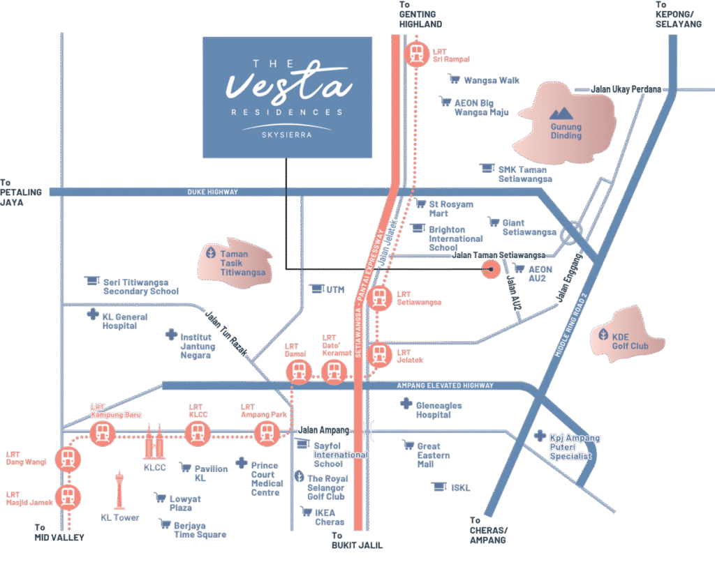 Vesta - Map